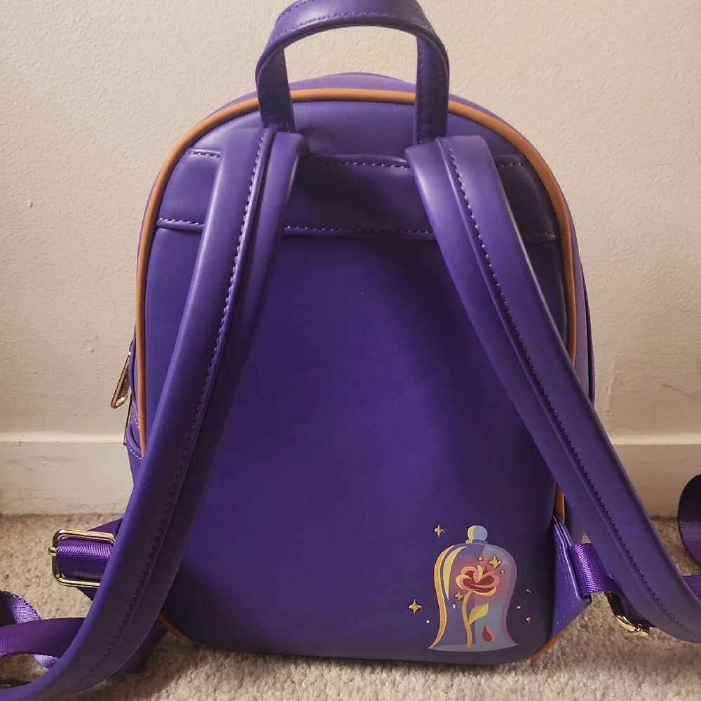 Disney Loungefly Beauty and the Beast Mini Backpack - Picture 2 of 2